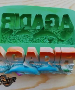 قالب سيليكون كلمة Agadir – مغناطيس الثلاجة